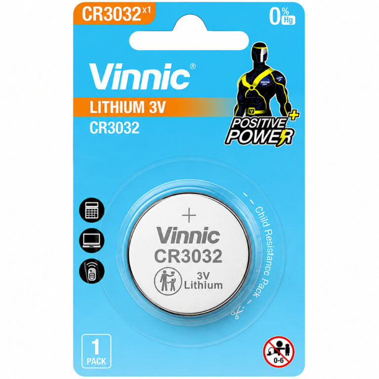 Buttoncell Lithium Vinnic CR3032 3V Τεμ. 1