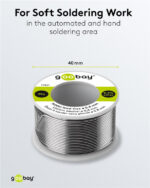 GOOBAY σύρμα συγκόλλησης 77421, Φ0.8mm, lead free, 20g - Image 5