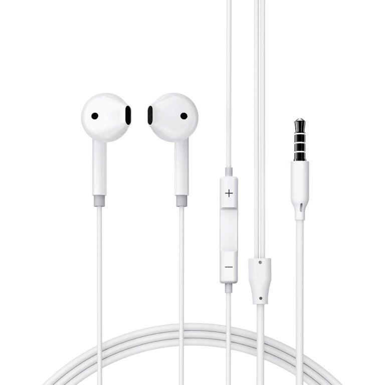 Hands Free Acefast L14 Earphones Stereo 3.5mm με Μικρόφωνο Λευκά 1.2m