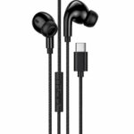 Hands Free Hoco. DM48 Rock Stereo USB-C με Μικρόφωνο 1.2m Μαύρα Συμβατά με Όλες τις USB-C Συσκευές