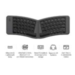 Keychron B11 Pro (B11P-K1) Ultraslim Wireless BT Foldable Keyboard Online customization - Gray US La - Image 2