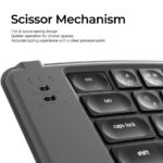 Keychron B11 Pro (B11P-K1) Ultraslim Wireless BT Foldable Keyboard Online customization - Gray US La - Image 3
