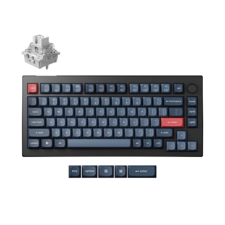 Keychron C75 HE (C75H-D1)  Hall Effect Keyboard Magnetic Switch Black 75% US Layout
