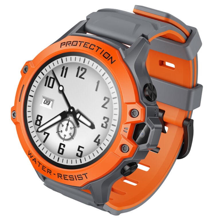 Kids Smartwatch Hoco Y107 4G 700mAh 1.28” LCD GPS Κάμερα με Δυνατότητα Κλήσεων και Μηνυμάτων IP54 Πορτοκαλί