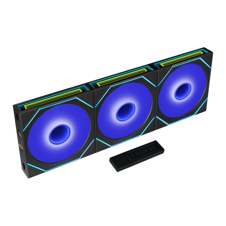 LIAN LI UNI FAN SL INF FLEX - Black - Wireless 120 (3pcs & controller) Case Fan