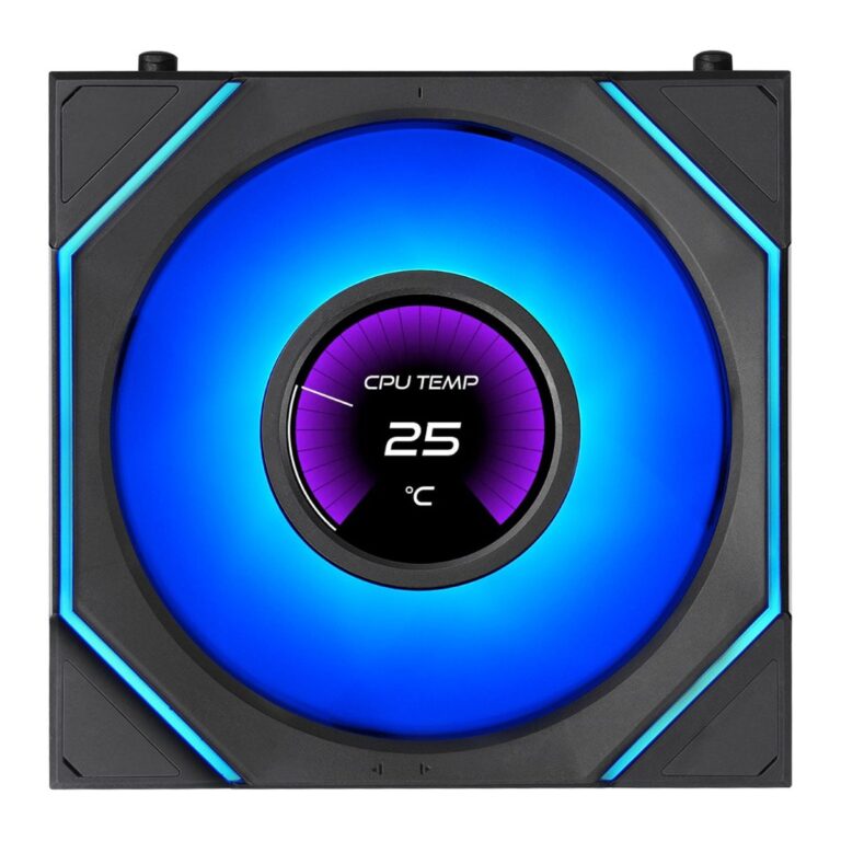 LIAN LI UNI FAN SL INF LCD FLEX Reverse - Black - Wireless 120 (1pc) Case Fan - No Controller Includ