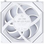 LIAN LI UNI FAN SL INF LCD FLEX Reverse - White - Wireless 120 3PCS WithOUT controller Case Fan - Image 4