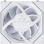 LIAN LI UNI FAN SL INF LCD FLEX - White - Wireless 120 3PCS WithOUT controller Case Fan - Image 4