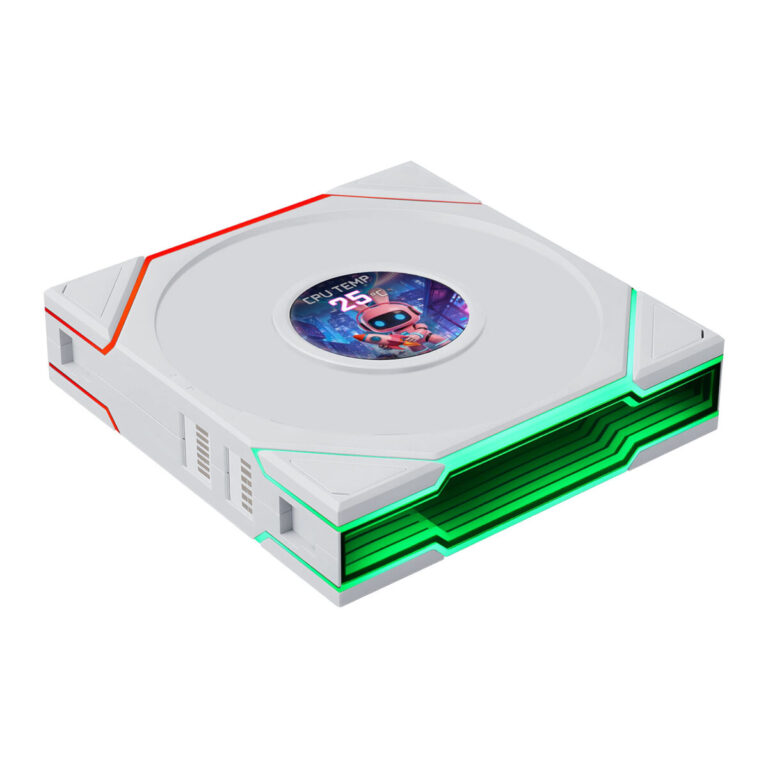 LIAN LI UNI FAN TL LCD FLEX Reversal White Wireless 120 (1pc) Case Fan - No Controller Included