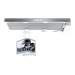 Lian Li HydroShift II OLED Curved 360mm Fanless - AIO Water Cooling - 6.67" 2Κ Display - White