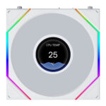 Lian Li UNI FAN TL-LCD FLEX Wireless 120 White (1pc) Case Fan - No Controller Included