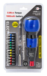 POWERTECH κατσαβίδι μπαταρίας με μύτες PT-1645, LED φακός, 1800mAh - Image 5