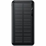 Power Bank Hoco J176A Honorifico 20000mAh 10W 1xUSB-C 2xUSB-A 1xMicroUSB με Solar Panel Μαύρο - Image 4