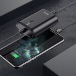 Power Bank Hoco Q3 Mayflower 10000mAh PD20W+QC3.0 Mini Size Έξοδος USB-C και Έξοδος USB-A Μαύρο - Image 4