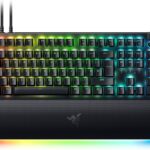 Razer BLACKWIDOW V4 PRO UK LAYOUT - Gaming Mechanical RGB Keyboard - Green Clicky Switches - Macros