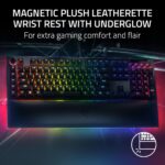 Razer BLACKWIDOW V4 PRO UK LAYOUT - Gaming Mechanical RGB Keyboard - Green Clicky Switches - Macros - Image 3