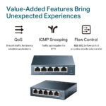 TP-LINK Gigabit Switch TL-SG105, 5 θύρες, V9.0 - Image 4