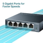TP-LINK Gigabit Switch TL-SG105, 5 θύρες, V9.0 - Image 5