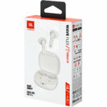 Wireless Hands Free JBL Wave Flex  Earbud με Voice Aware έως 32 Ώρες Λειτουργίας BT v5.2 IP54 White - Image 2