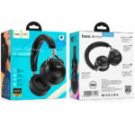 Wireless Ακουστικά Stereo Hoco. ESD17 Profit v5.3 400mAh 12 'Ωρες Λειτουργίας με υποδοχή Micro SD AUX FM Μαύρα - Image 2