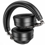 Wireless Ακουστικά Stereo Hoco. ESD17 Profit v5.3 400mAh 12 'Ωρες Λειτουργίας με υποδοχή Micro SD AUX FM Μαύρα - Image 4