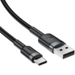 Καλώδιο Acefast C22-04 USB-A σε USB-C 18W 3A Braided Μαύρο 1.2m - Image 3
