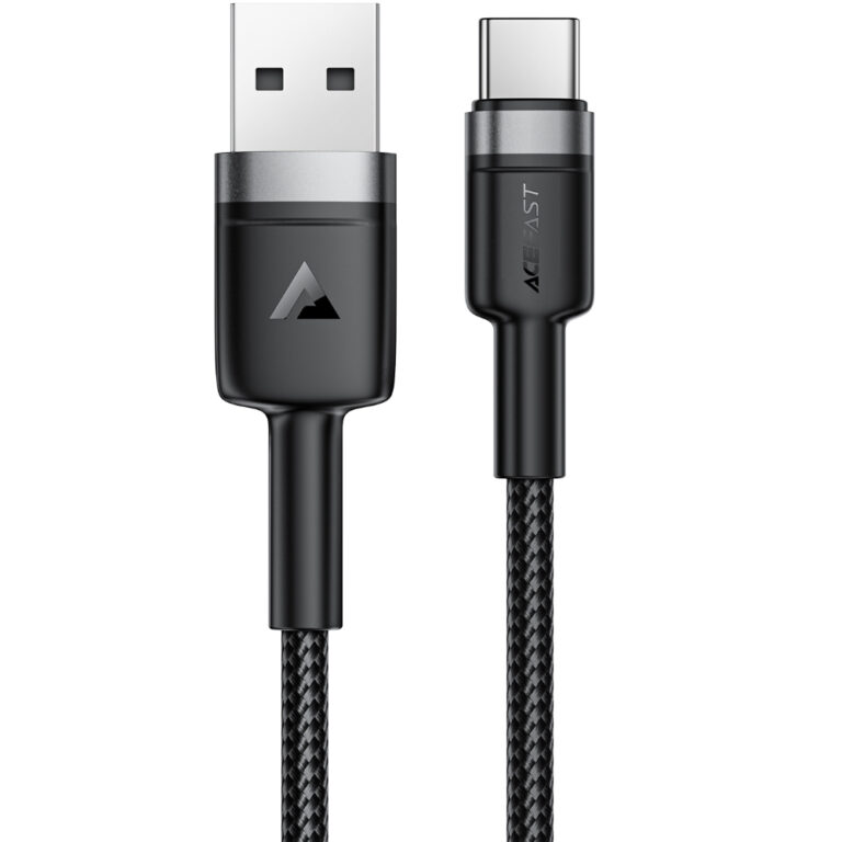 Καλώδιο Acefast C22-04 USB-A σε USB-C 18W 3A Braided Μαύρο 1.2m