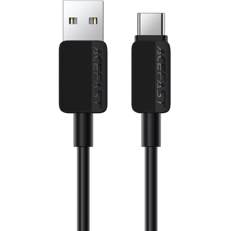 Καλώδιο Acefast C26-04 USB-A σε USB-C 18W 3A Μαύρο 1.2m