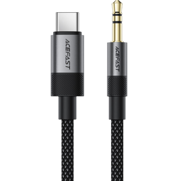 Καλώδιο Ήχου Acefast J11 USB-C σε 3.5mm Braided  Μαύρο 1m