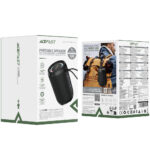 Φορητό Ηχείο Wireless Acefast K12 Air TWS ENC v6.0 1800mAh 16W TF Card AUX RGB Φωτισμό IPX4 Μαύρο - Image 2