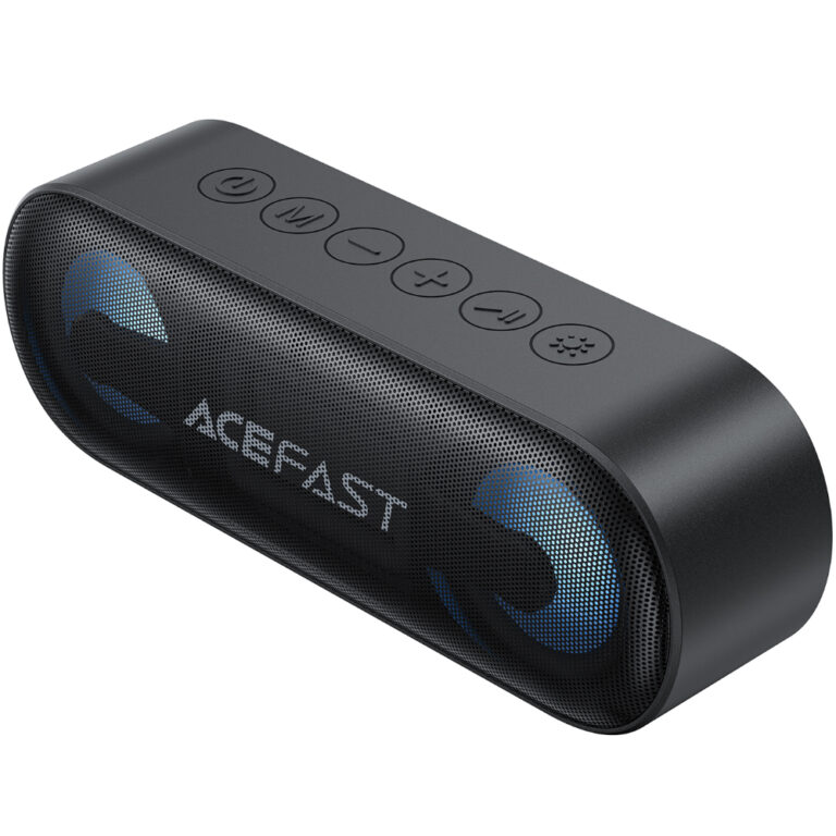 Φορητό Ηχείο Wireless Acefast K13 v6.0 TWS ENC 16W 1800mAh AUX TF Card και RGB Φωτισμό IPX6 Μαύρο