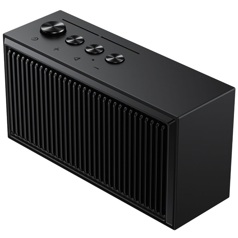 Φορητό Ηχείο Wireless Acefast K9 Go Mini v6.0 TWS 5W 1200mAh με Μικρόφωνο TF Card Playback και RGB Φωτισμό IPX4 Μαύρο