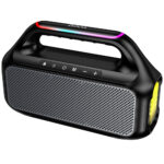 Φορητό Ηχείο Wireless Hoco HC47 Delight TWS BT 6.0 2400mAh 2x15W με FM Micro-SD USB Playback και AUX Μαύρο