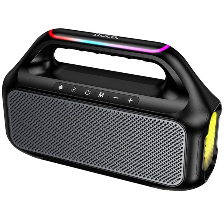 Φορητό Ηχείο Wireless Hoco HC47 Delight TWS BT 6.0 2400mAh 2x15W με FM Micro-SD USB Playback και AUX Μαύρο