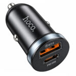 Φορτιστής Αυτοκινήτου Hoco. DZ19 Scenery Lightweight USB-C PD30W + USB-A 18W QC3.0A Μαύρος