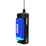 Φορτιστής Μπαταριών Βιομηχανικού Τύπου SC1 USB-C 2A για 18650 18700 20700 21700 22650 25500 26650 - Image 4