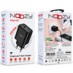 Φορτιστής Ταξιδίου Noozy Edge E25 1xUSB-C PD30W Μαύρος - Image 2
