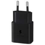 Φορτιστής Ταξιδίου Samsung Fast Charging EP-T1510XBEGEU 15W με Καλώδιο USB-C σε USB-C  Μαύρο - Image 4