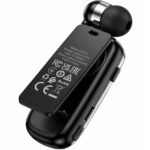 Bluetooth Hands Free Hoco. DES54 String v5.4 70mAh 10hr Talk Time Μήκος Καλωδίου 30cm Μαύρο - Image 3