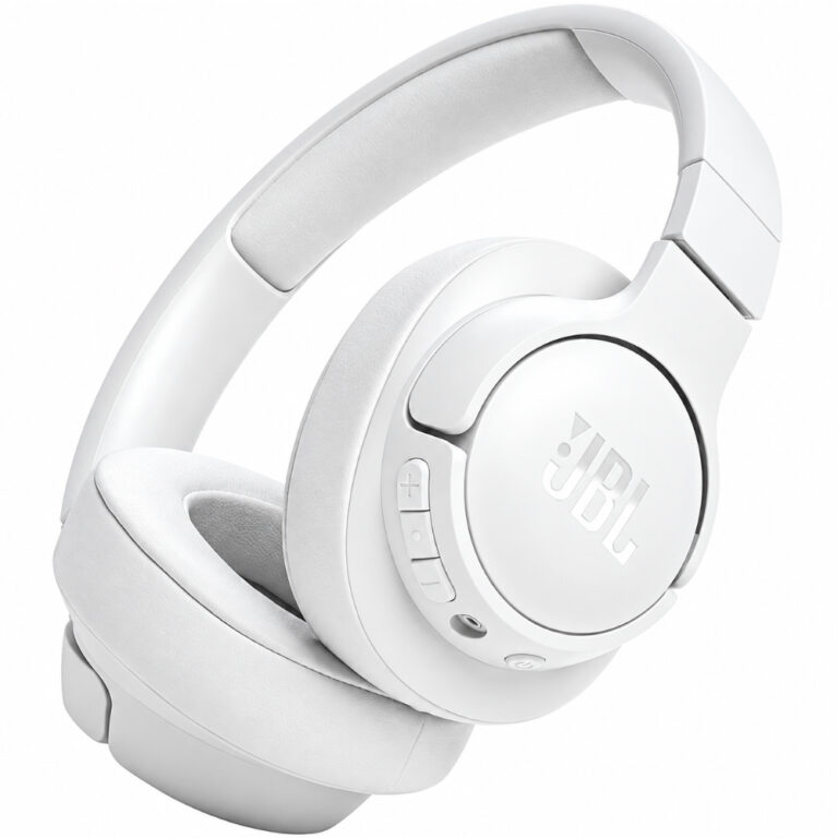 Bluetooth Ακουστικά Over Ear Ασύρματα & Ενσύρματα JBL Tune 720BT με Pure Bass Voice Aware Jack 3.5mm 76h Playtime και Quick Charge White