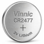 Buttoncell Vinnic CR2477 3V με Διάτρητη Συσκευασία 1 Τεμάχιο - Image 2