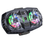 Cooler Κινητού Τηλεφώνου Hoco GM36 Mustango Ultra-silent RGB USB-A Θύρα για Φόρτιση Κινητού με 3-επίπεδα Έντασης - Image 3