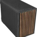 Lian Li Dan-B4 Wood Black - mATX Mesh - PC Gaming Case - 2x 120 Fans Included - GPU Support 358.9mm