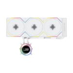 Lian Li HydroShift II LCD-C 360 RGB TL FLEX fan White - AIO CPU Liquid Cooler with TL RGB Fans