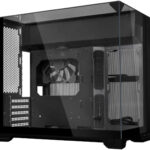 Lian Li O11 Vision-M Black - Micro-ATX / Mini-ITX - w/ 140mm Fan - 360mm AIO Support - PC Case