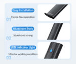ORICO θήκη για M.2 SATA SSD PWM2, 5Gbps, tool free, λευκή - Image 6