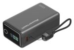 POWERTECH power bank PT-1640 με οθόνη & καλώδιο