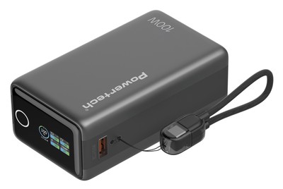 POWERTECH power bank PT-1640 με οθόνη & καλώδιο
