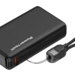 POWERTECH power bank PT-1641 με οθόνη & καλώδιο