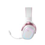 QCY Heroad GT2 Pink Wired/Wireless/BT/3.5jack/USB-C THX Gaming Headset PS4/PS5/PC - Image 2